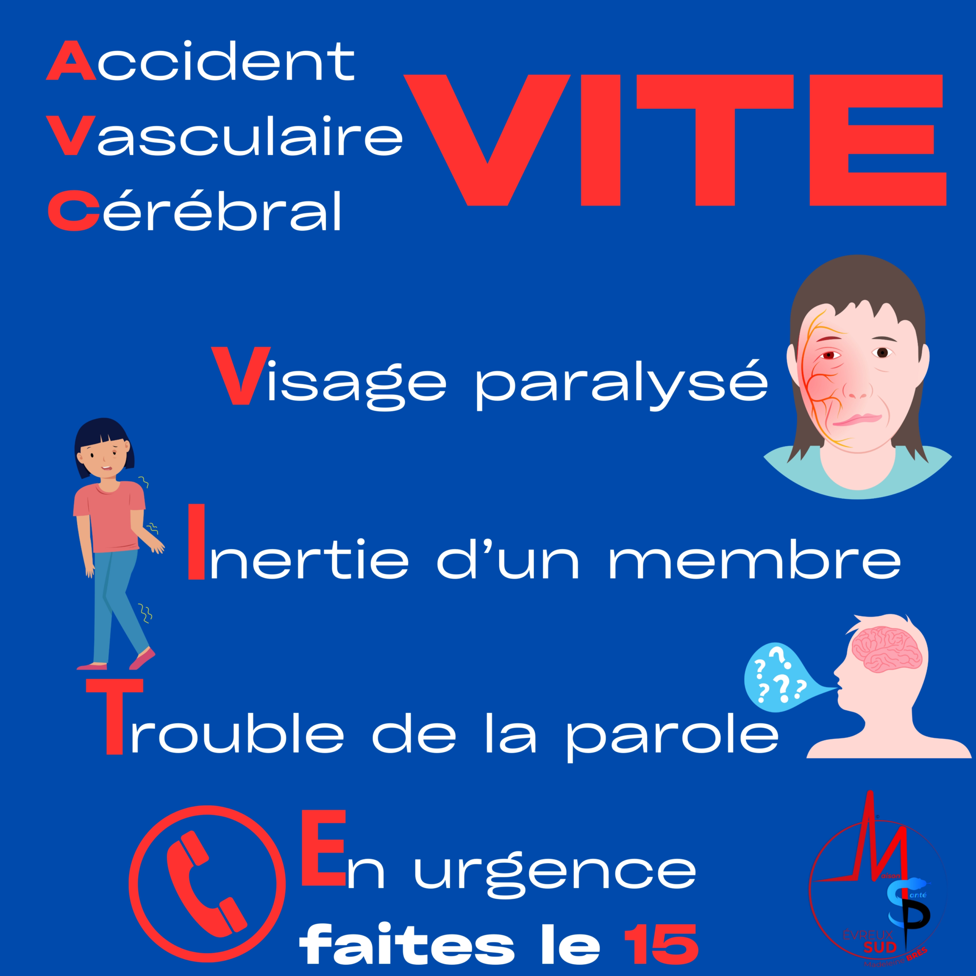 🚨 AVC : Chaque seconde compte ! 🚨
