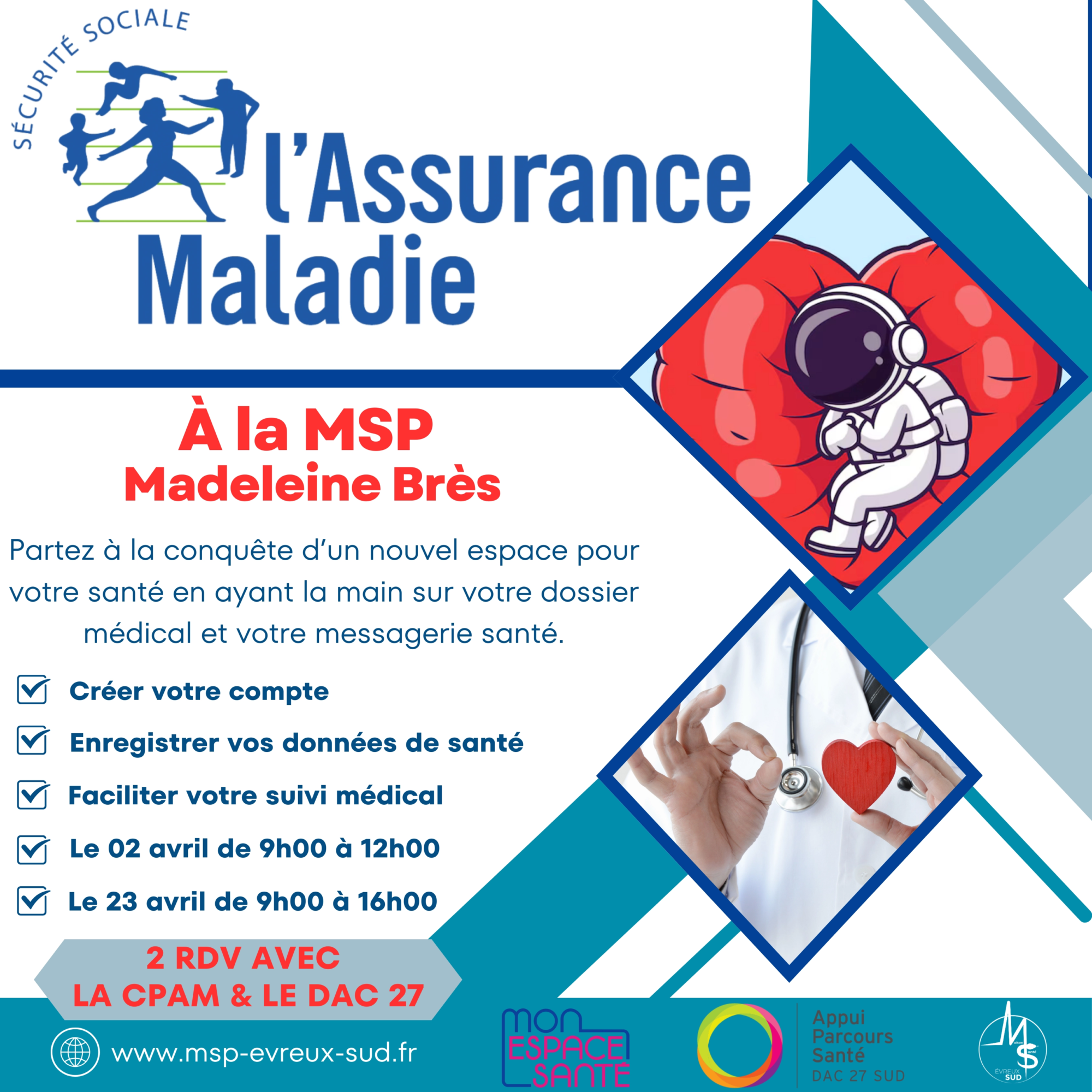 📢 Créez votre Espace Santé avec l’aide de la CPAM !