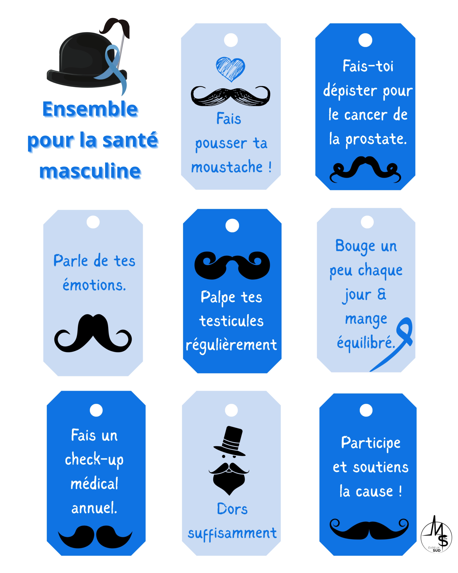 Étiquette Campagne Sensibilisation Movember Moustache Ruban Bleu (Publication Instagram (45))(1)